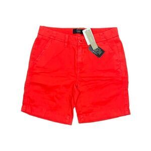 NWT J. Crew Chino Shorts Bright Red Women's Size 00